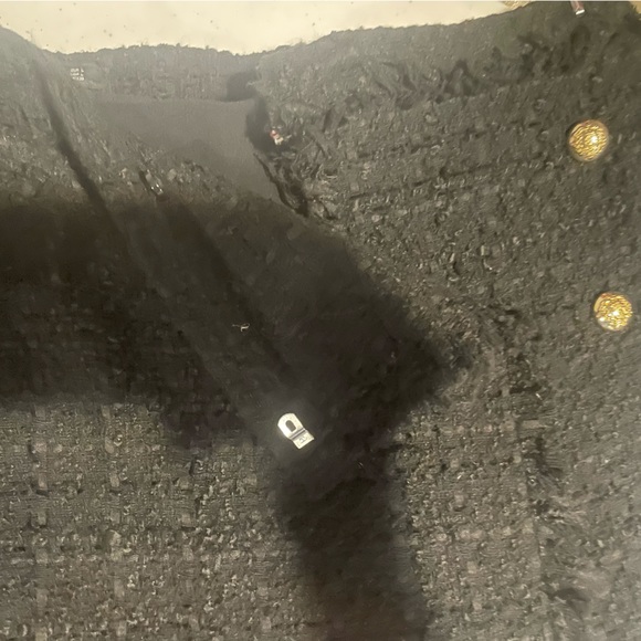 Zara Tweed Black Skort - Picture 3 of 6